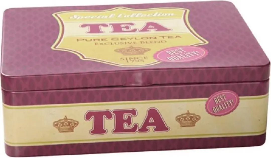 Cosy&Trendy Retro Voorraaddoos Tea 20x14x6,5cm