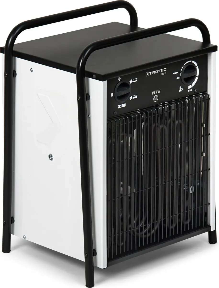Trotec TDS 75 Elektrische Kachel 15kW - 4 Warmtestanden - Wit - afbeelding 6 van 6