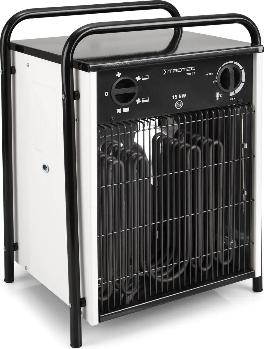 Trotec TDS 75 Elektrische Kachel 15kW - 4 Warmtestanden - Wit