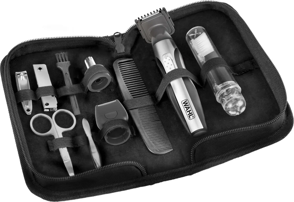 Wahl Travel Kit Deluxe Baardtrimmer - Zwart - afbeelding 6 van 6