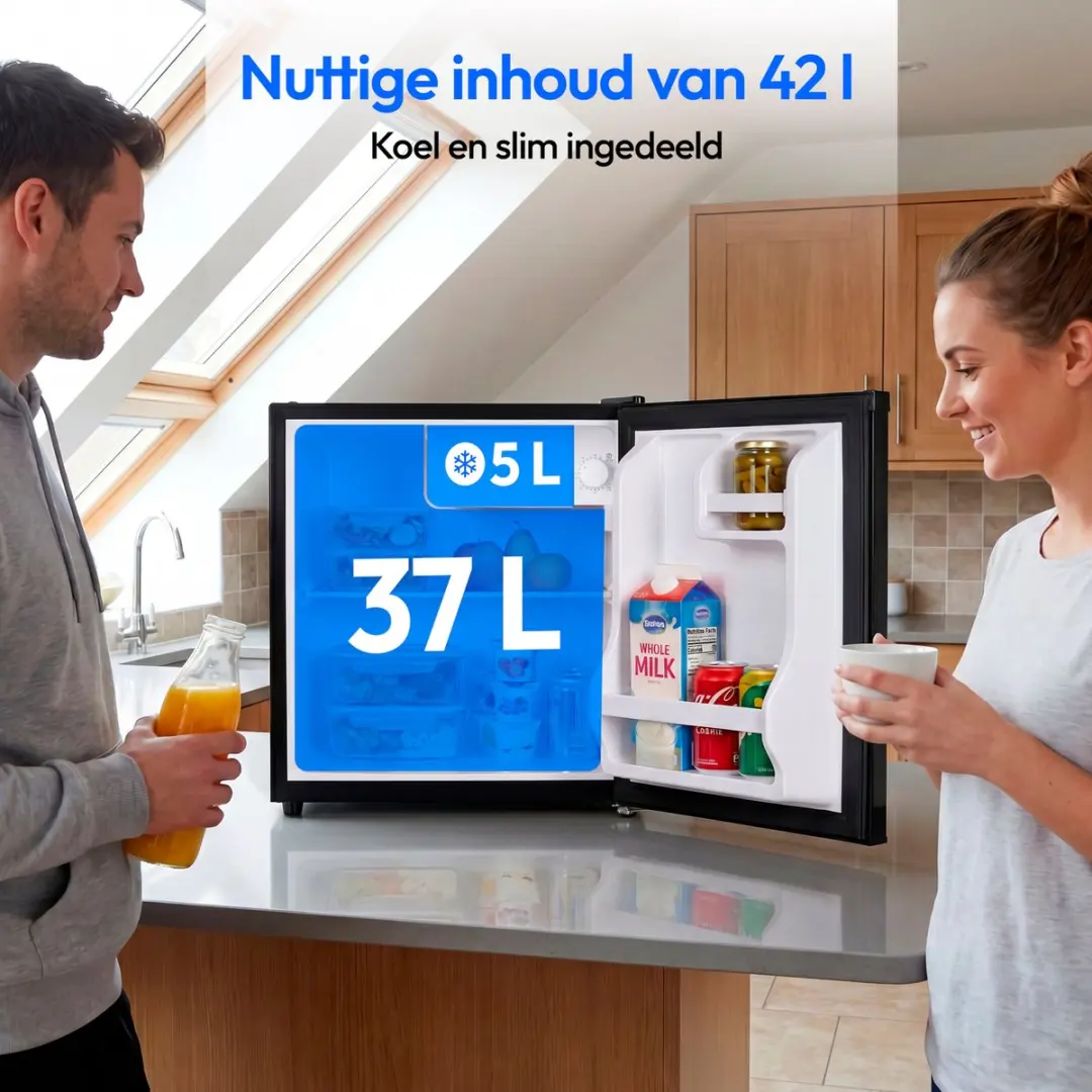 Medion MD370001 Mini Koelkast 42L - Zwart