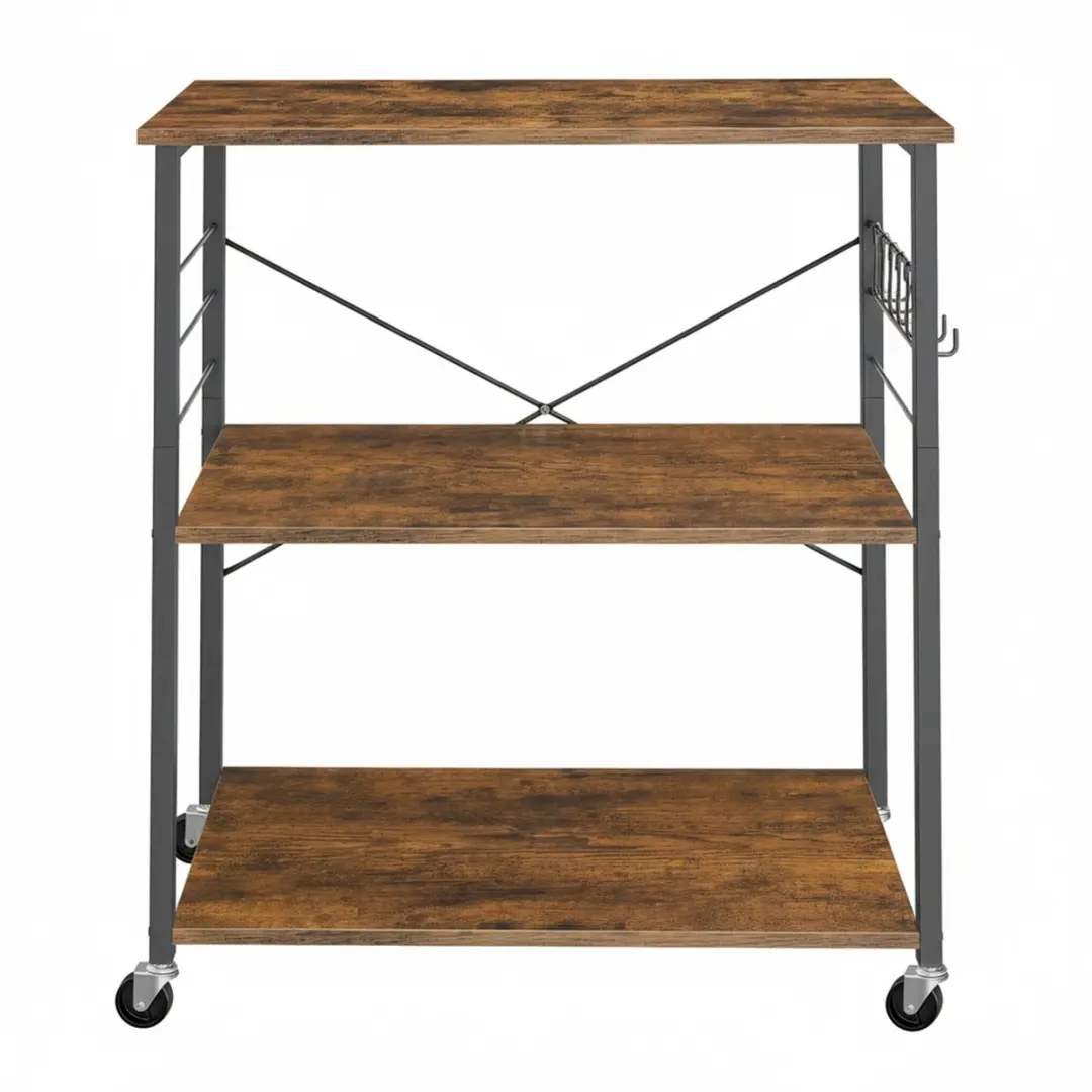 Songmics Serveerwagen 3 etages 40x80x89cm