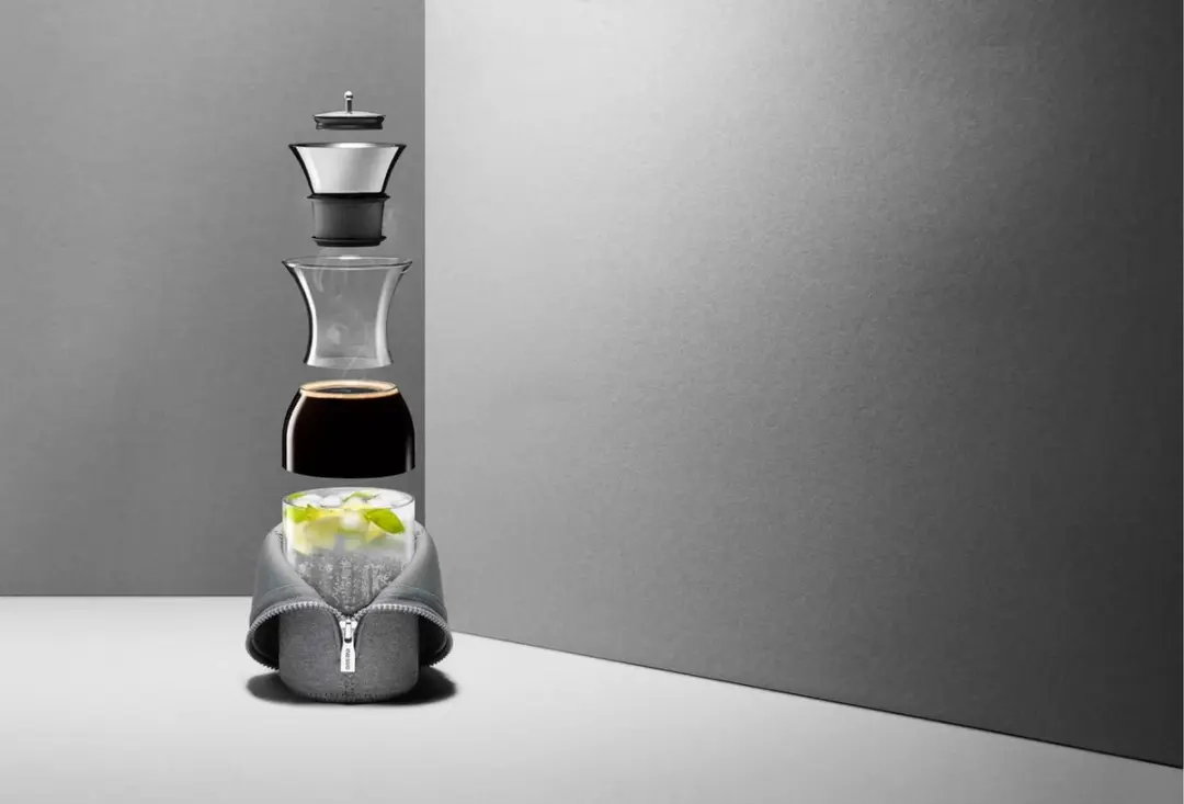 Eva Solo Silhouette Fridge Karaf 1L - Lichtgrijs