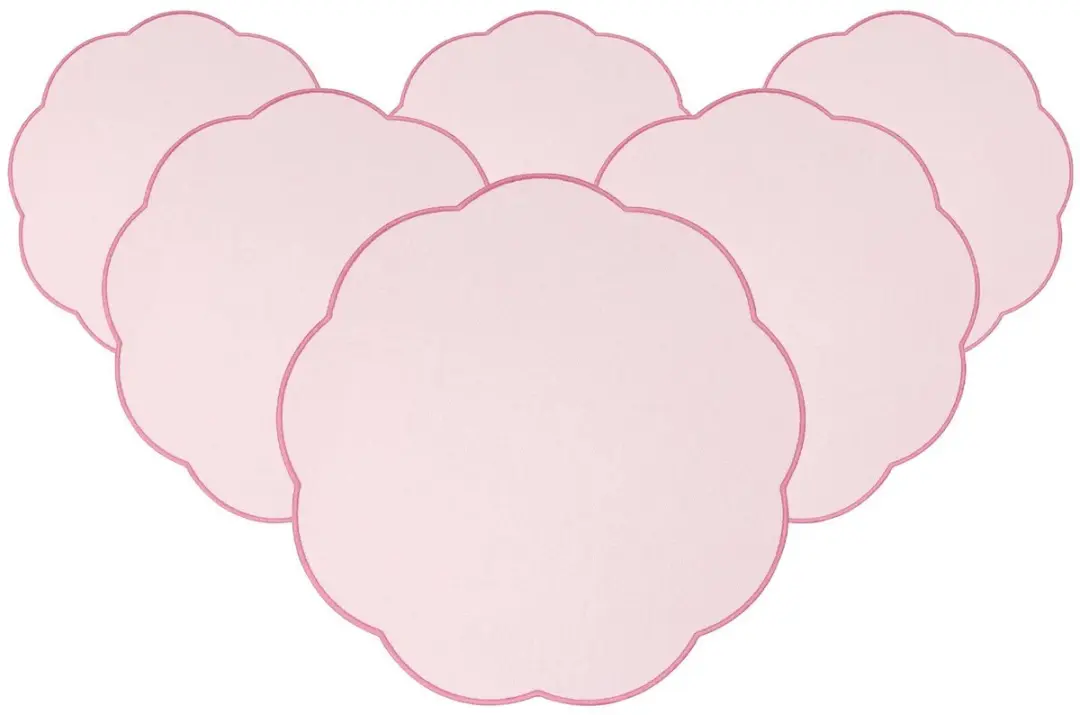 Villeroy & Boch Fleur Platzsets - Ø40cm - 6 Stuks - Blauw