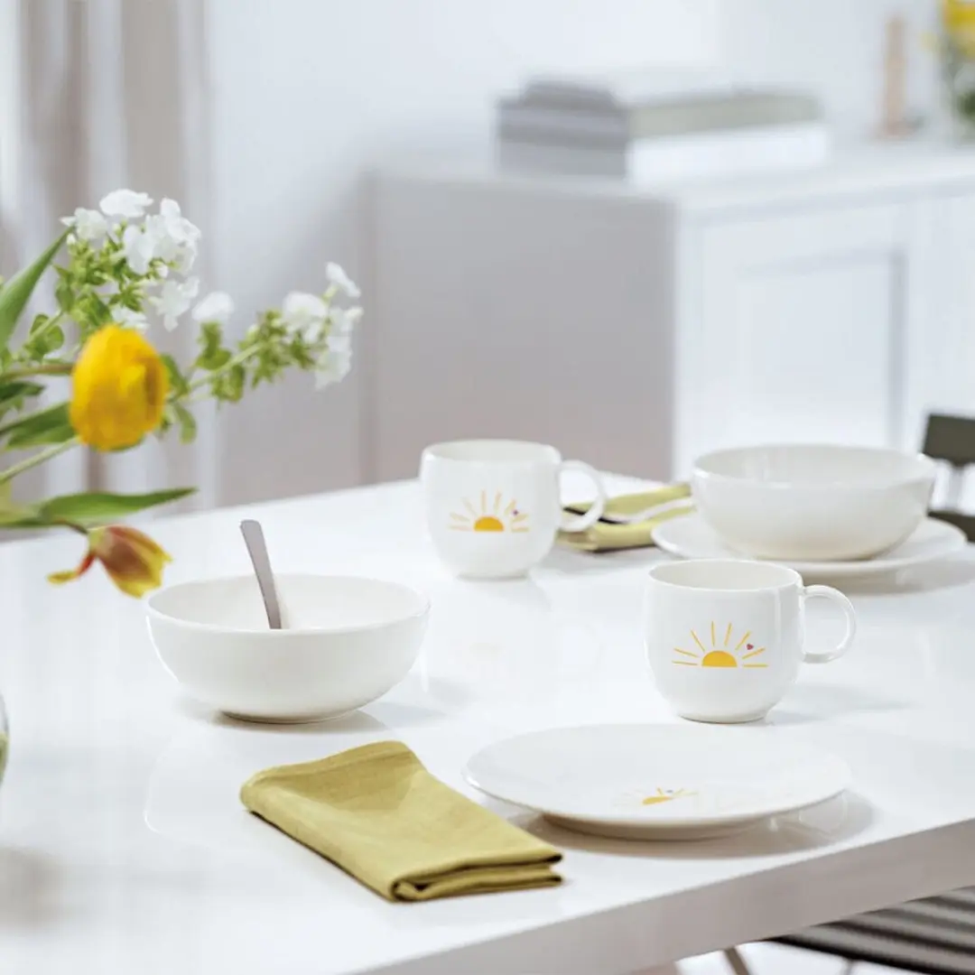Villeroy & Boch Hello Sunshine Mokken - 6 Stuks - Wit