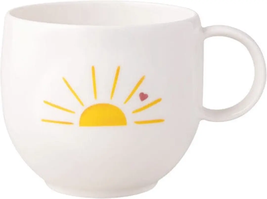 Villeroy & Boch Hello Sunshine Mokken - 6 Stuks - Wit