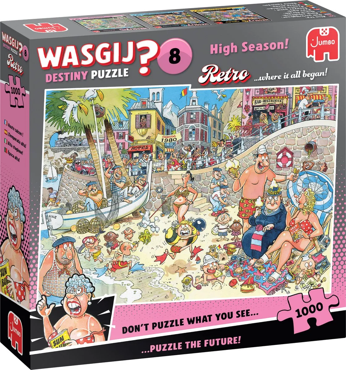 Wasgij Retro Destiny 8 Puzzel 1000 Stuks - Meerkleurig