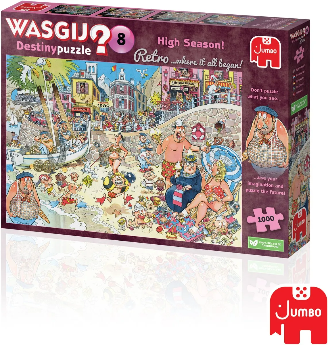 Wasgij Retro Destiny 8 Puzzel 1000 Stuks - Meerkleurig