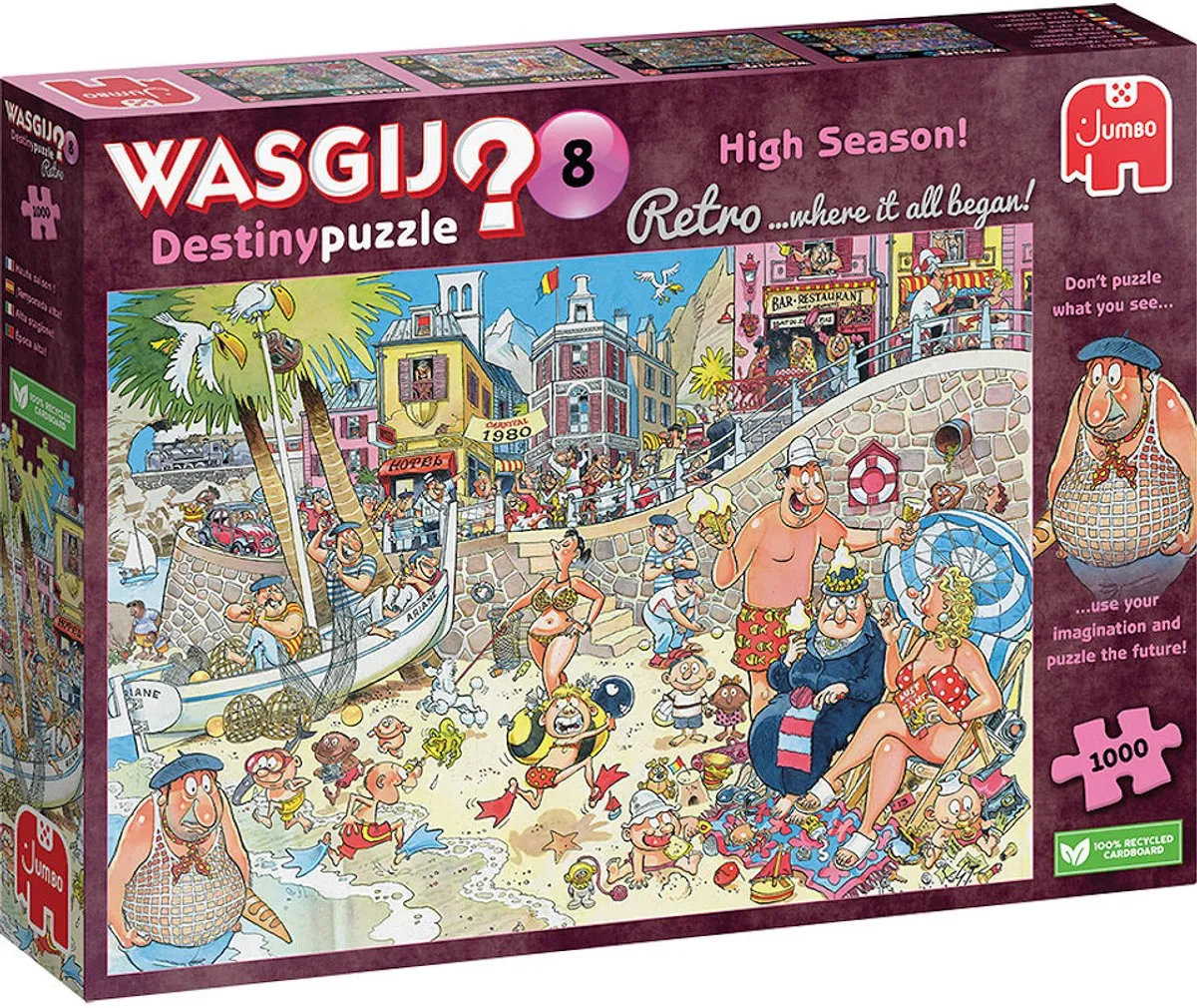 Wasgij Retro Destiny 8 Puzzel 1000 Stuks - Meerkleurig - afbeelding 6 van 6