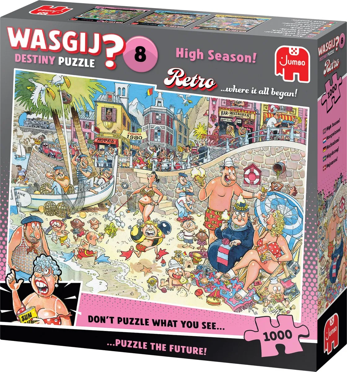 Wasgij Retro Destiny 8 Puzzel 1000 Stuks - Meerkleurig