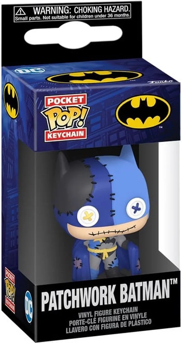 Funko Pop! Patchwork Batman Sleutelhanger - Multi