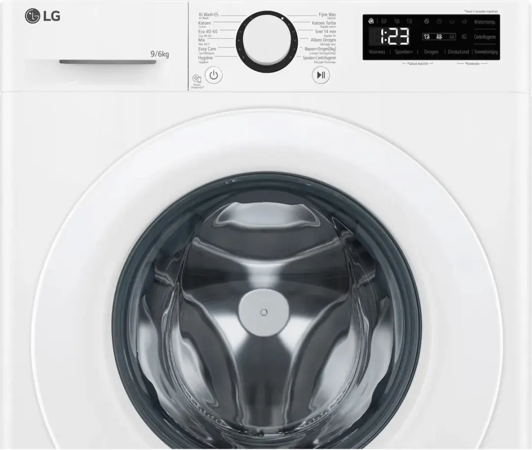 LG F4DR3096N3W Was-Droogcombinatie 9/6kg