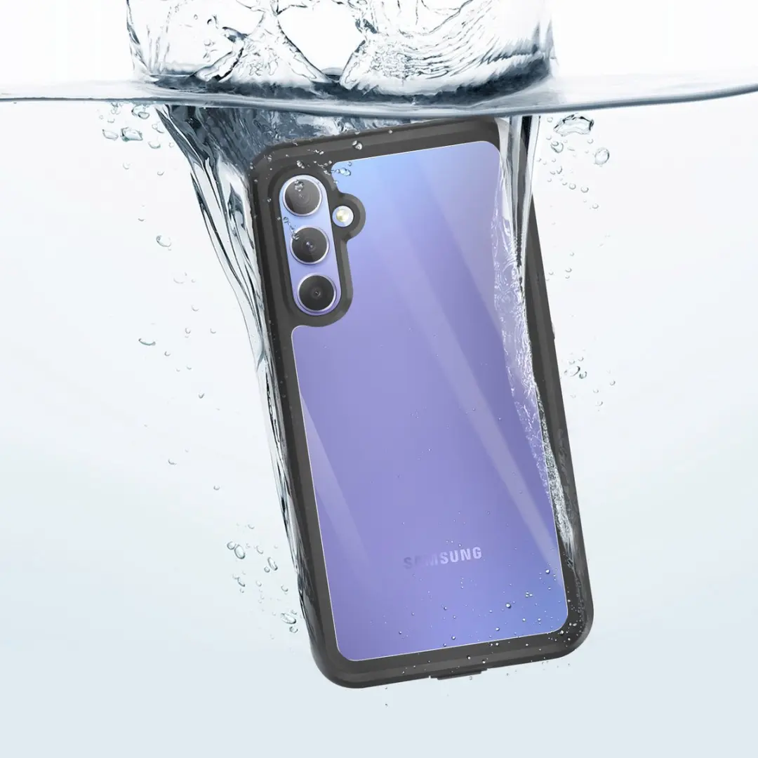 Redpepper Hoesje Samsung Galaxy A54 5G - IP68 Transparant zwart