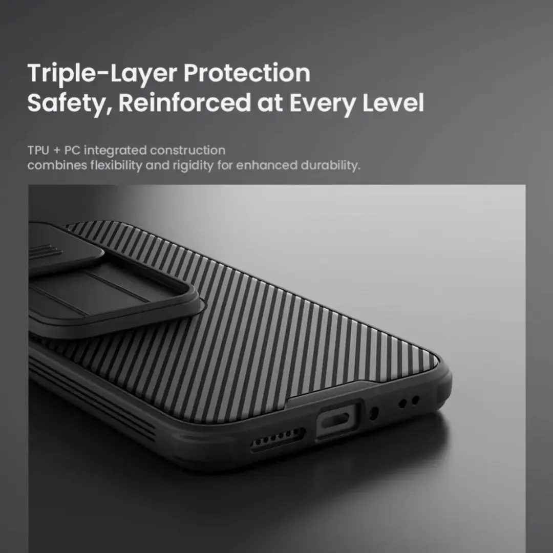 Nillkin CamShield Hoesje Xiaomi 17T Pro - Camera Slider - Zwart
