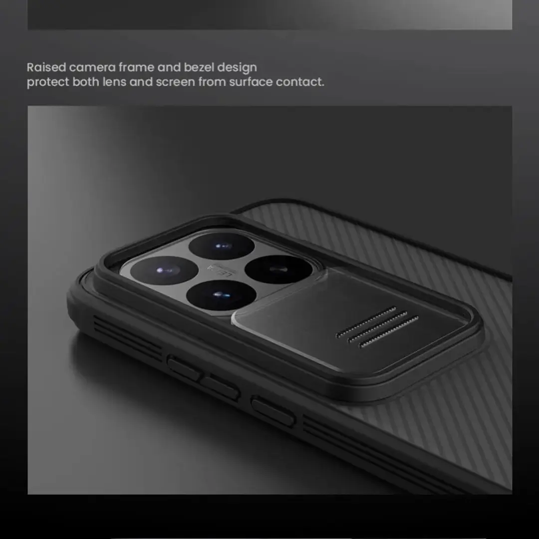 Nillkin CamShield Hoesje Xiaomi 17T Pro - Camera Slider - Zwart