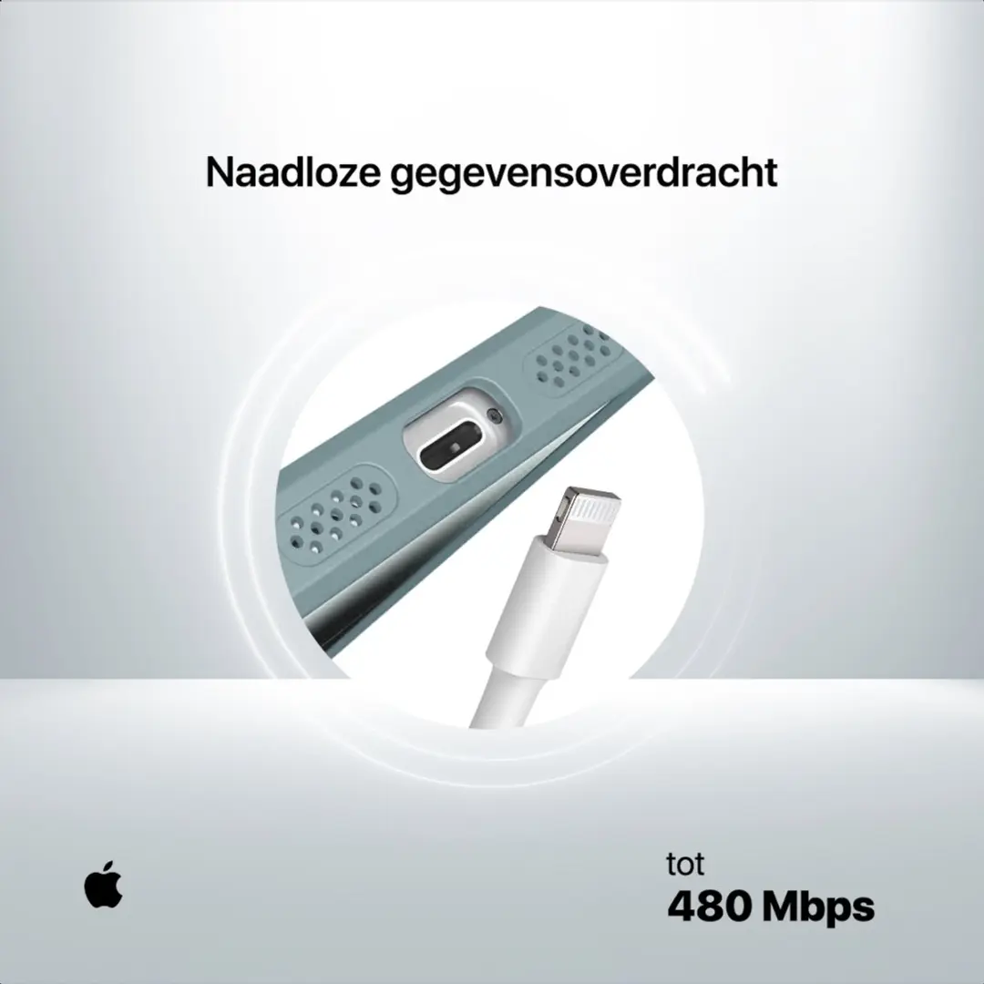 Apple 20W USB-C Oplader + USB-C naar Lightning Kabel - Wit