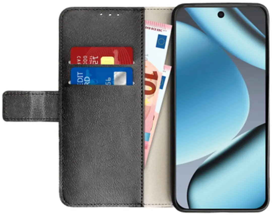Just in Case Bookcase Classic MGO2943CW1 Hoesje - Google Pixel 3a XL - Zwart - afbeelding 6 van 6