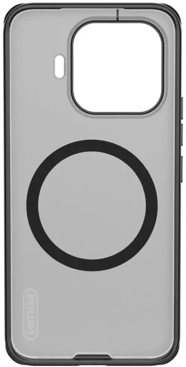 Nillkin Frosted Shield Hoesje Xiaomi 17T Pro - MagSafe/Qi2 - Zwart Transparant