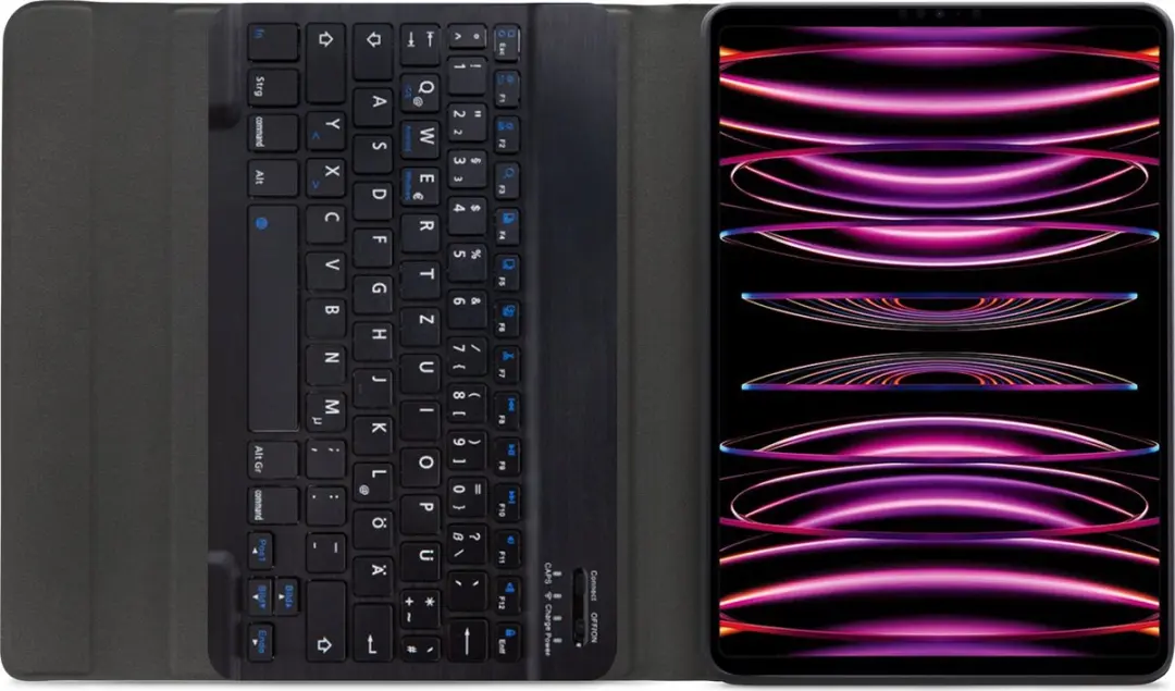 Mobilize iPad Pro 11 (2024) Tablethoes met Bluetooth Toetsenbord - Zwart