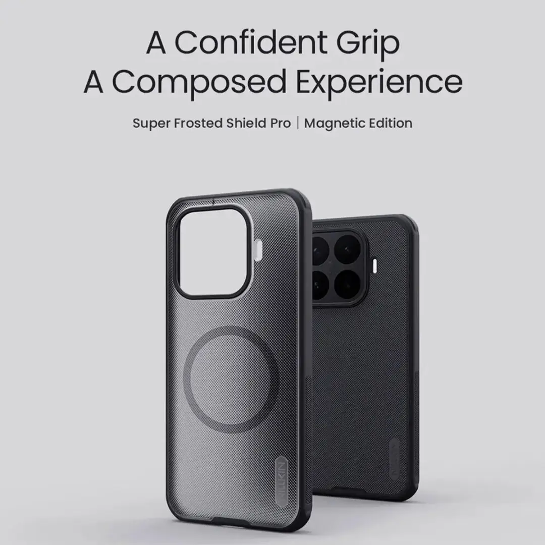 Nillkin Frosted Shield Hoesje Xiaomi 17T - MagSafe/Zwart