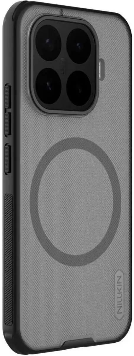 Nillkin Frosted Shield Hoesje Xiaomi 17T - MagSafe/Qi2 - Transparant Zwart
