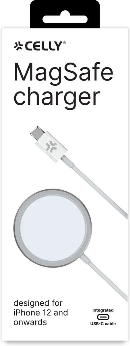 Celly MAGCHARGEPRO Draadloze Oplader 15W - Wit - MagSafe - afbeelding 3 van 3
