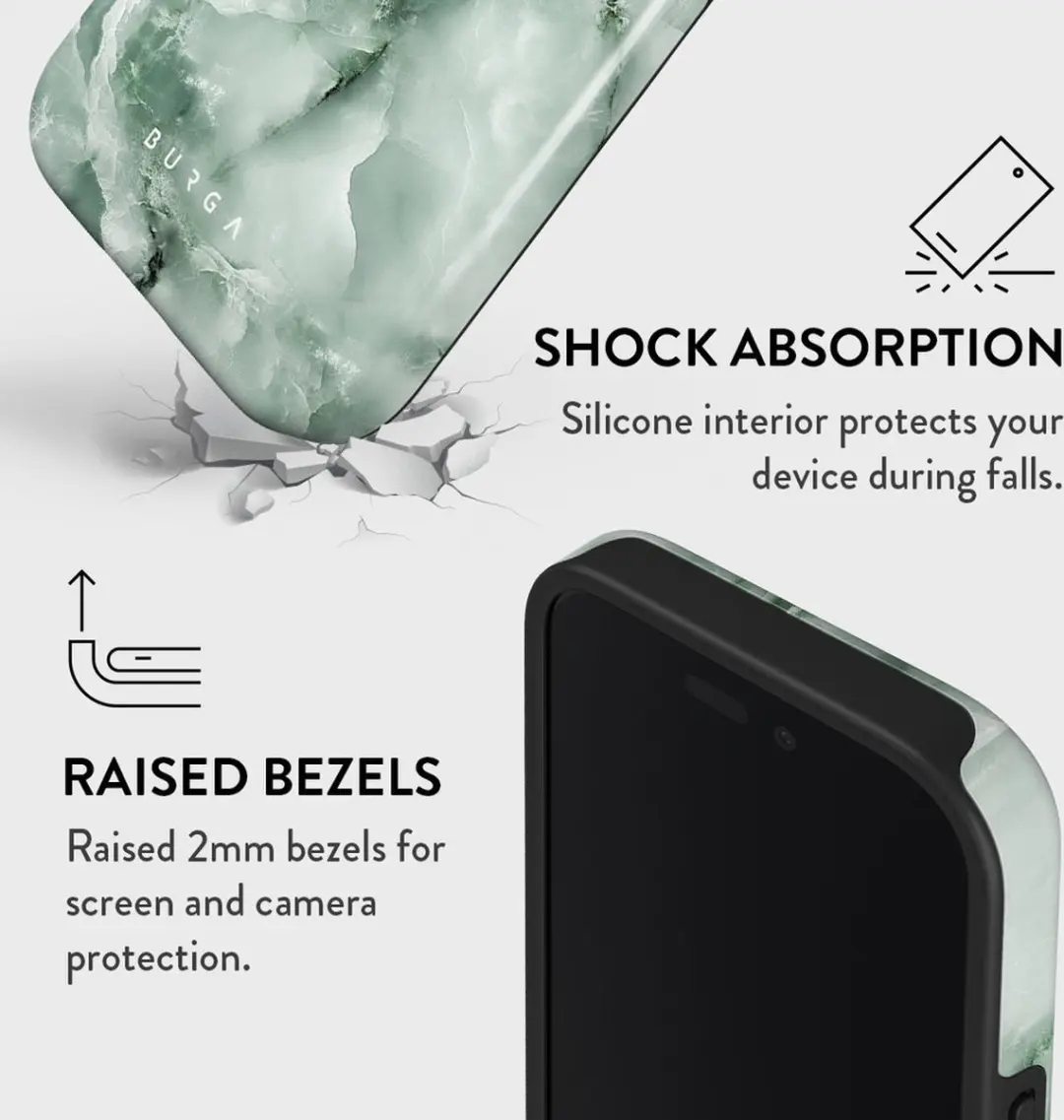 Burga Tough Case iPhone 16 Pistachio Cheesecake WM_10_IP16_TH