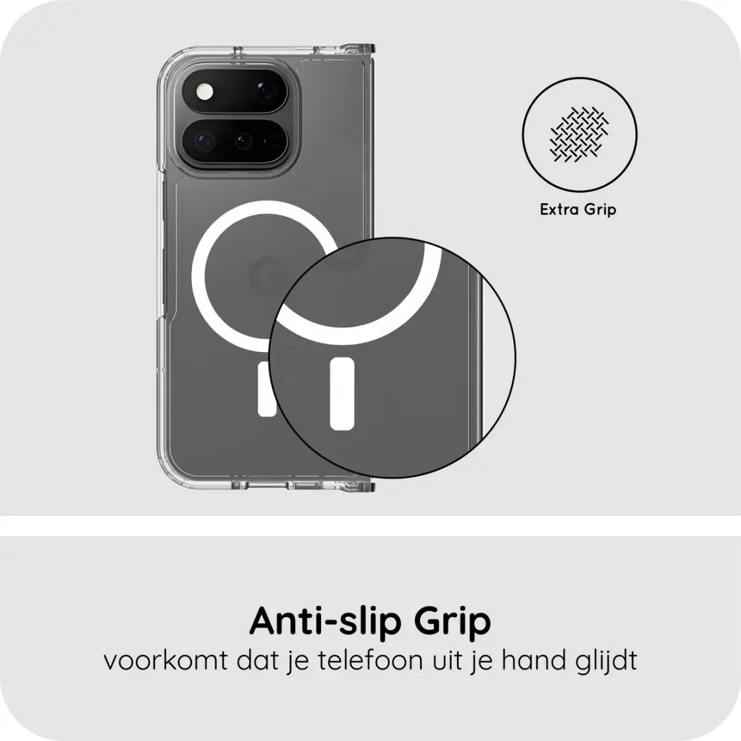 Just in Case Hoesje MGO2943AE0M - Google Pixel 11 Pro Fold - Transparant