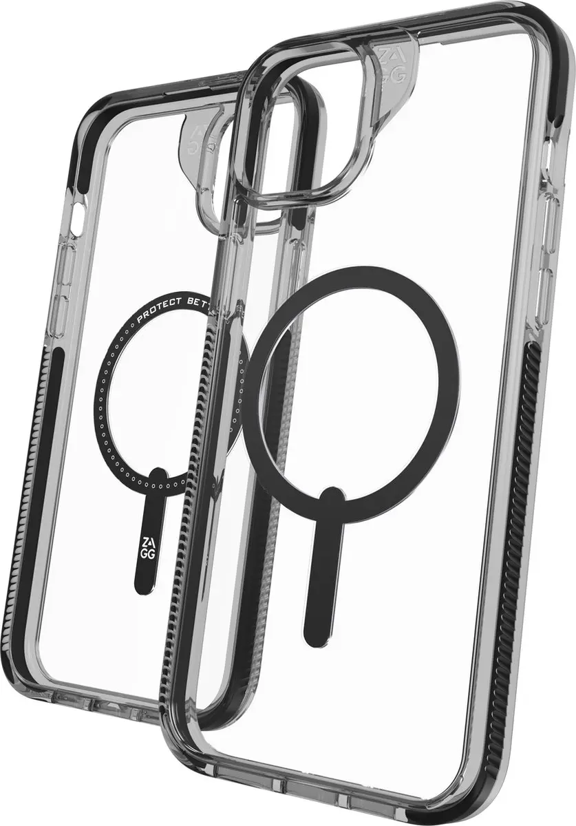 ZAGG Gear4 Santa Cruz Snap Hoesje iPhone 15 Plus/14 Plus - Transparant/Zwart