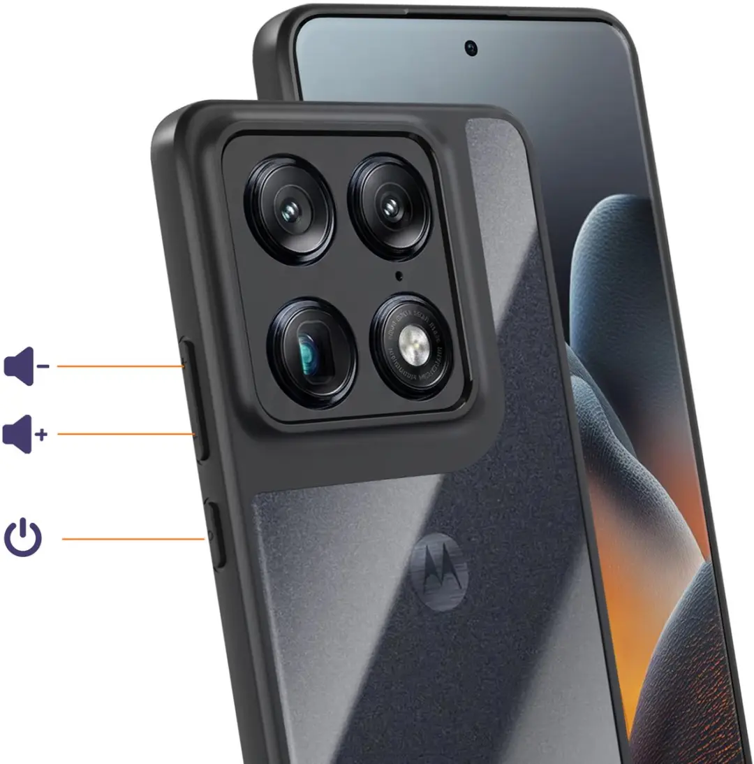 Imak Hoesje Motorola Signature Schokbestendig Zwart - BACK-IMAK-UX9A-MSIGN
