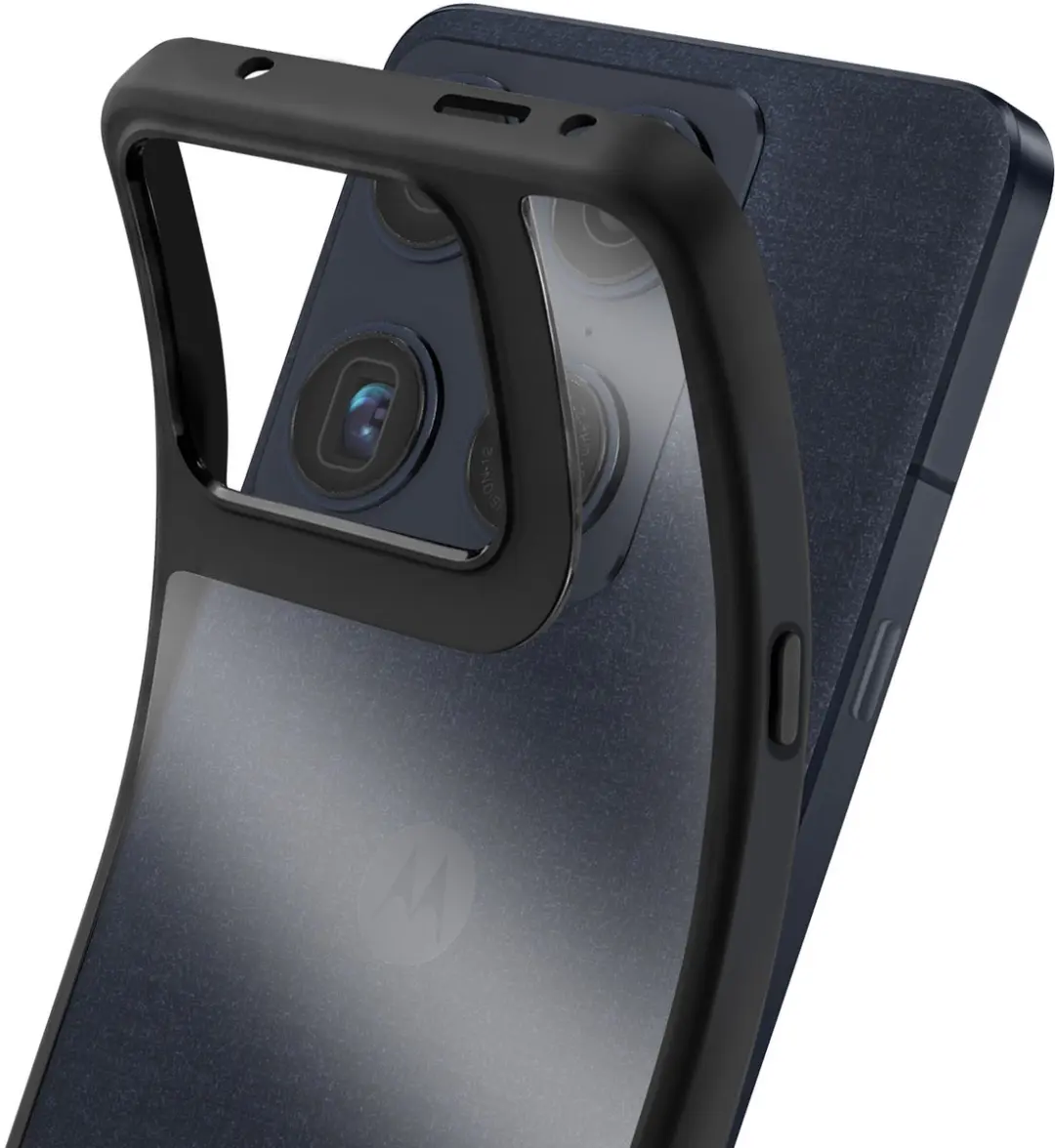 Imak Hoesje Motorola Signature Schokbestendig Zwart - BACK-IMAK-UX9A-MSIGN