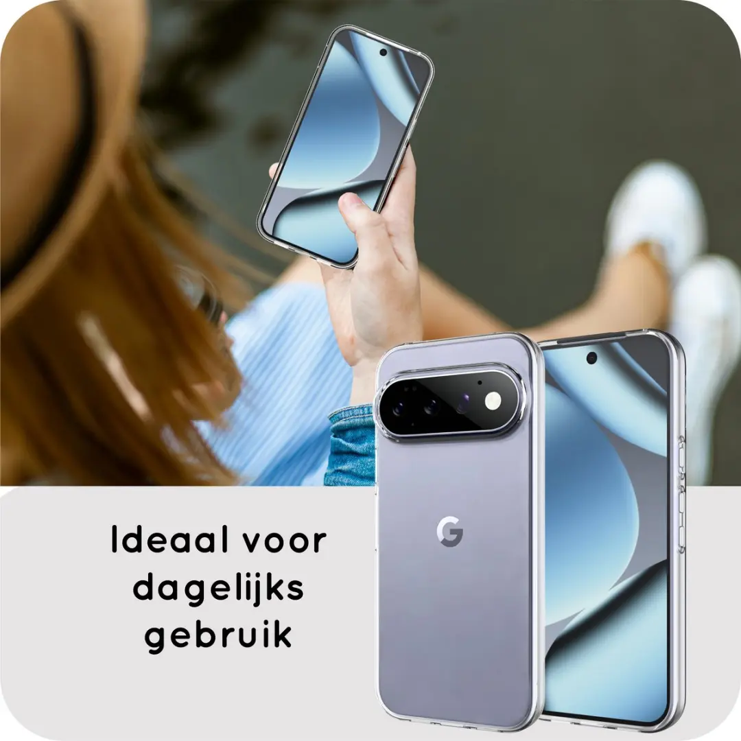 Just in Case Google Pixel 3a XL Hoesje Siliconen - Transparant