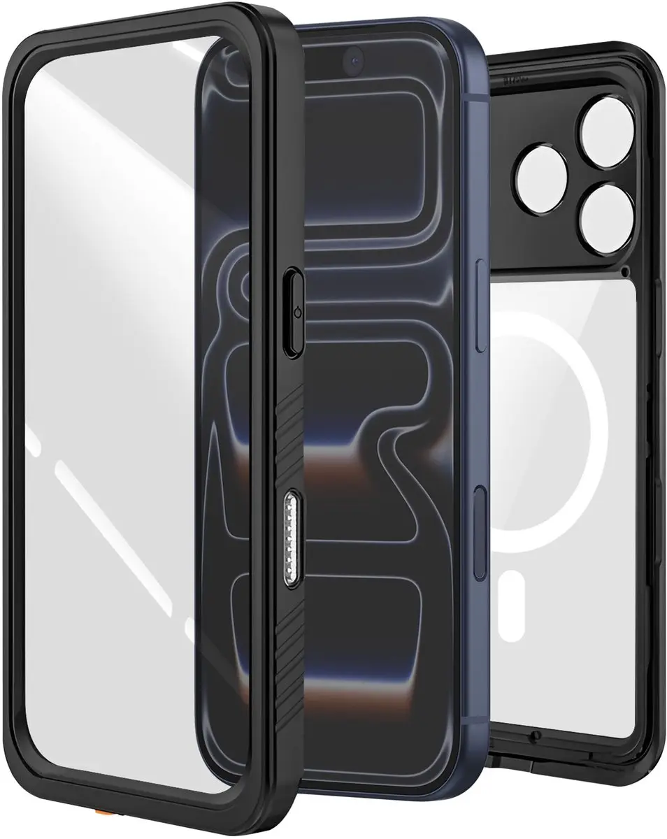Redpepper Hoesje iPhone 17 Pro Max BACK-REDP-17X - IP68 Zwart