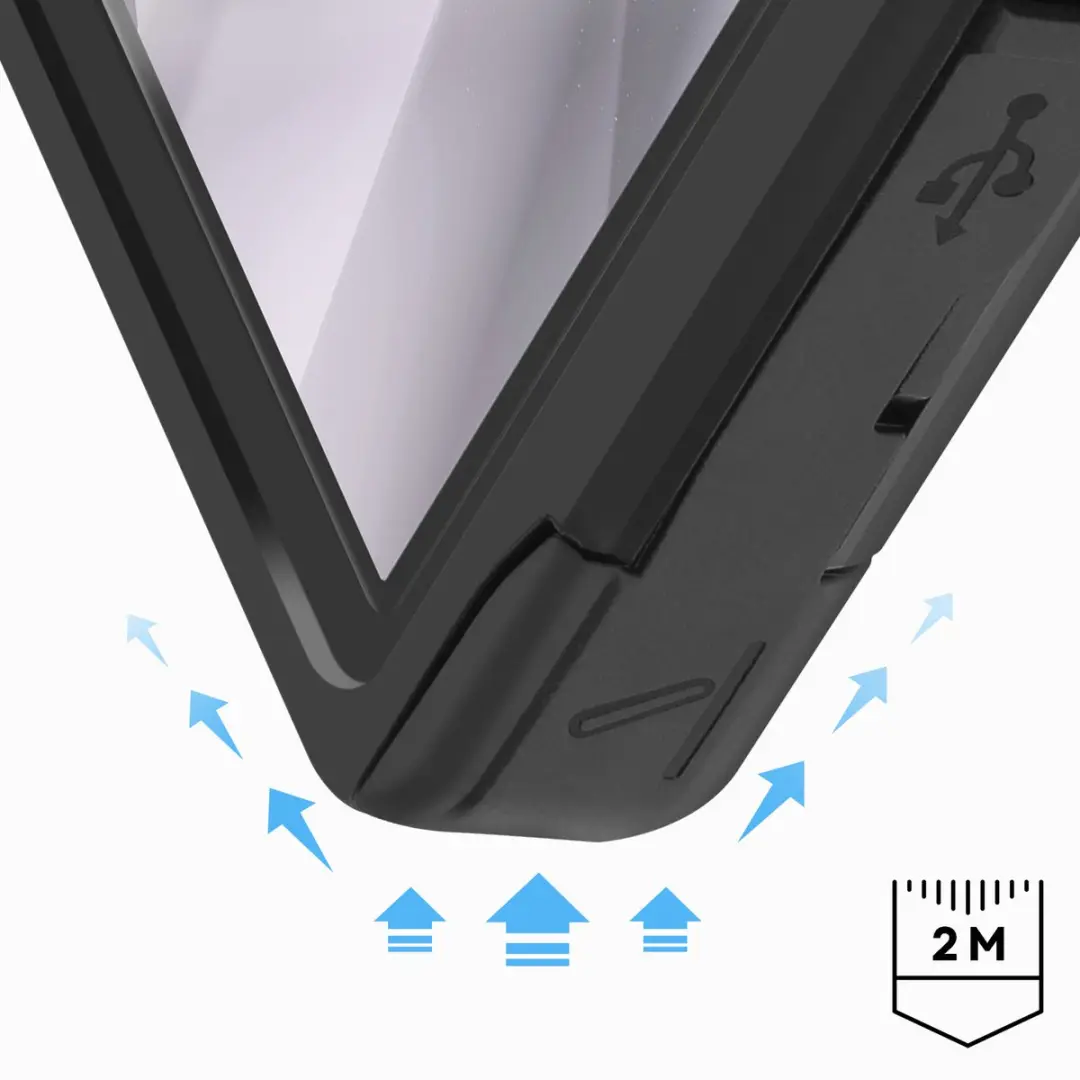 Redpepper Waterdicht Hoesje Samsung Galaxy S24 Ultra - Zwart BACK-REDP-S24U