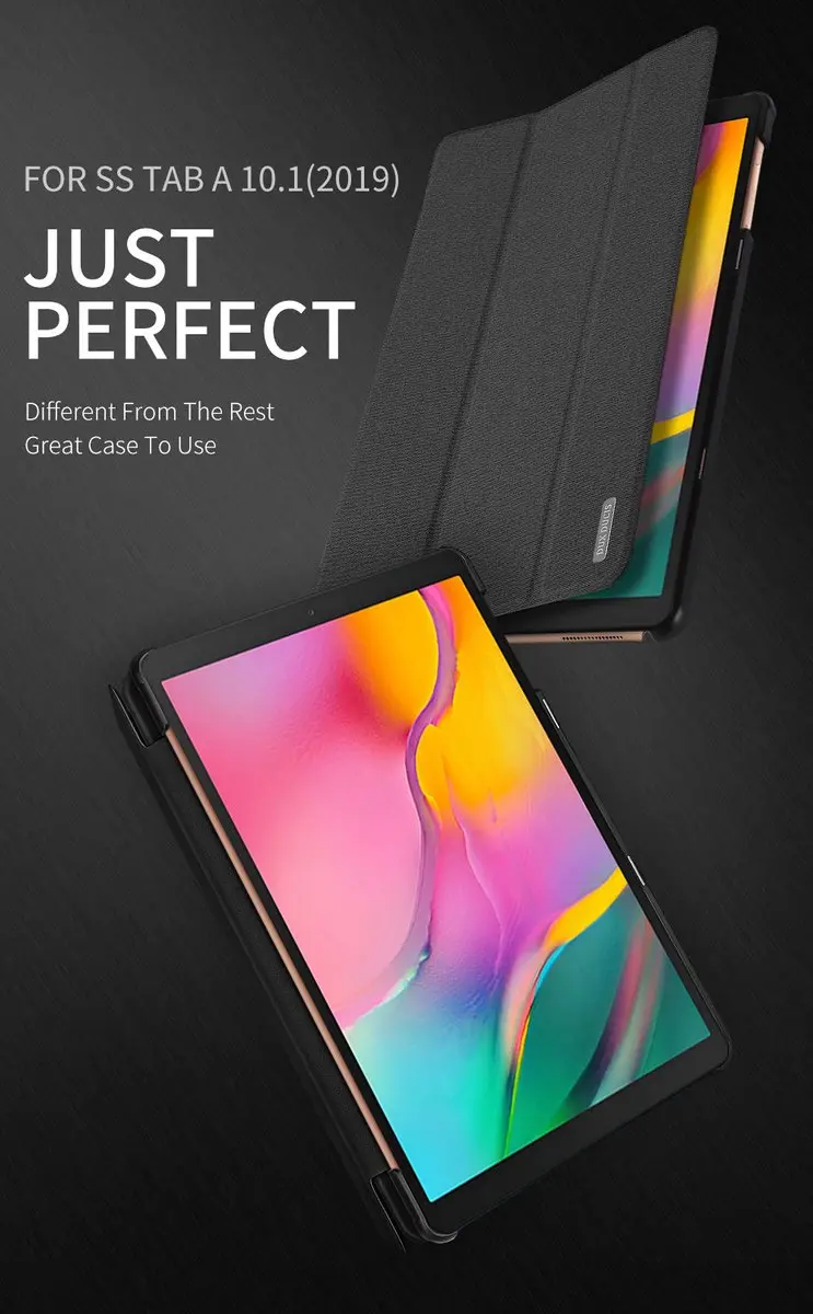 Dux Ducis Domo Book Case T510-32 - Samsung Galaxy Tab A 10.1 Roze