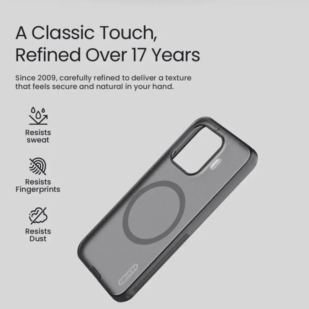 Nillkin Frosted Shield Hoesje Xiaomi 17T Pro - MagSafe/Zwart