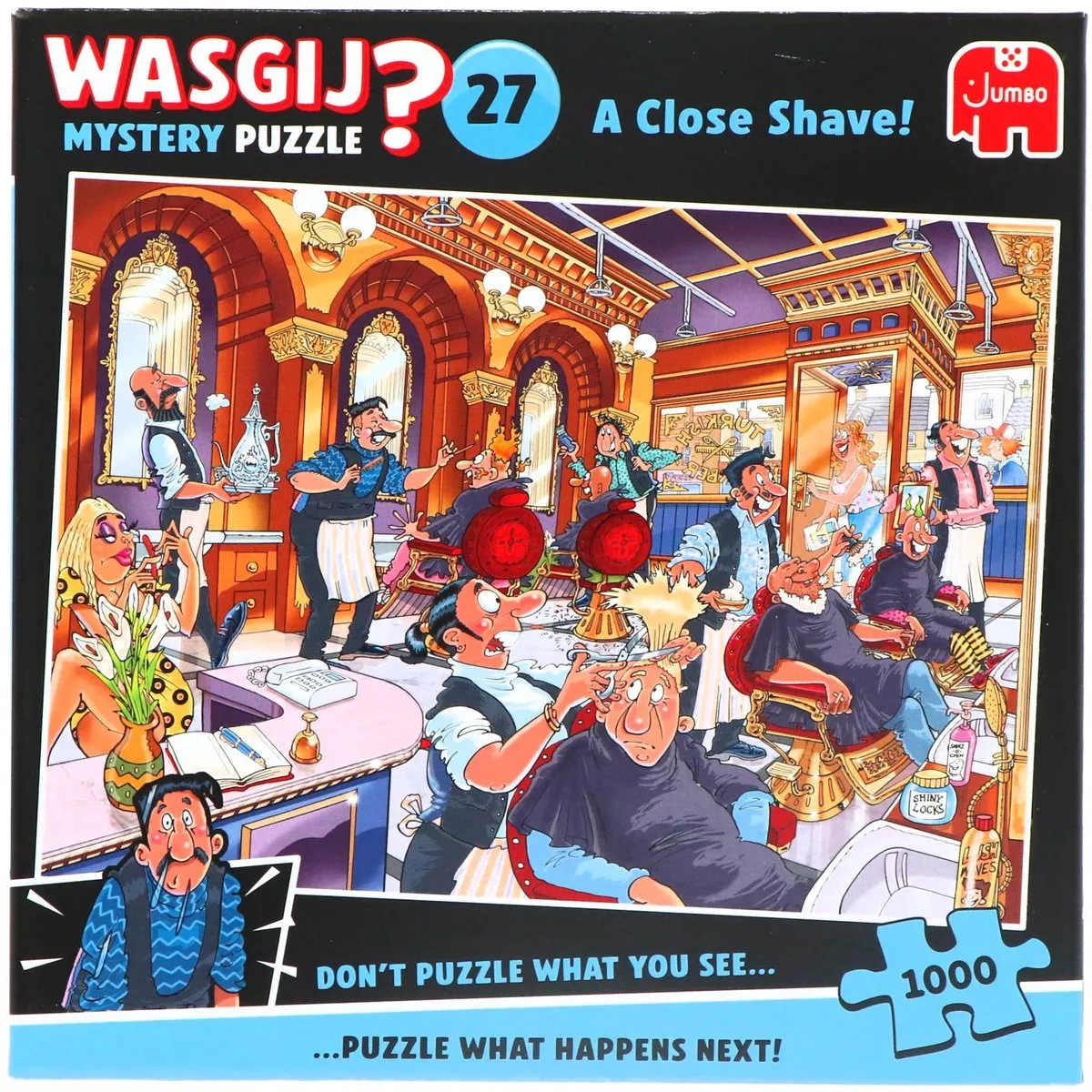 Wasgij Mystery 27 Vlam In De Pan! Legpuzzel - 1000 Stukjes - Meerkleurig