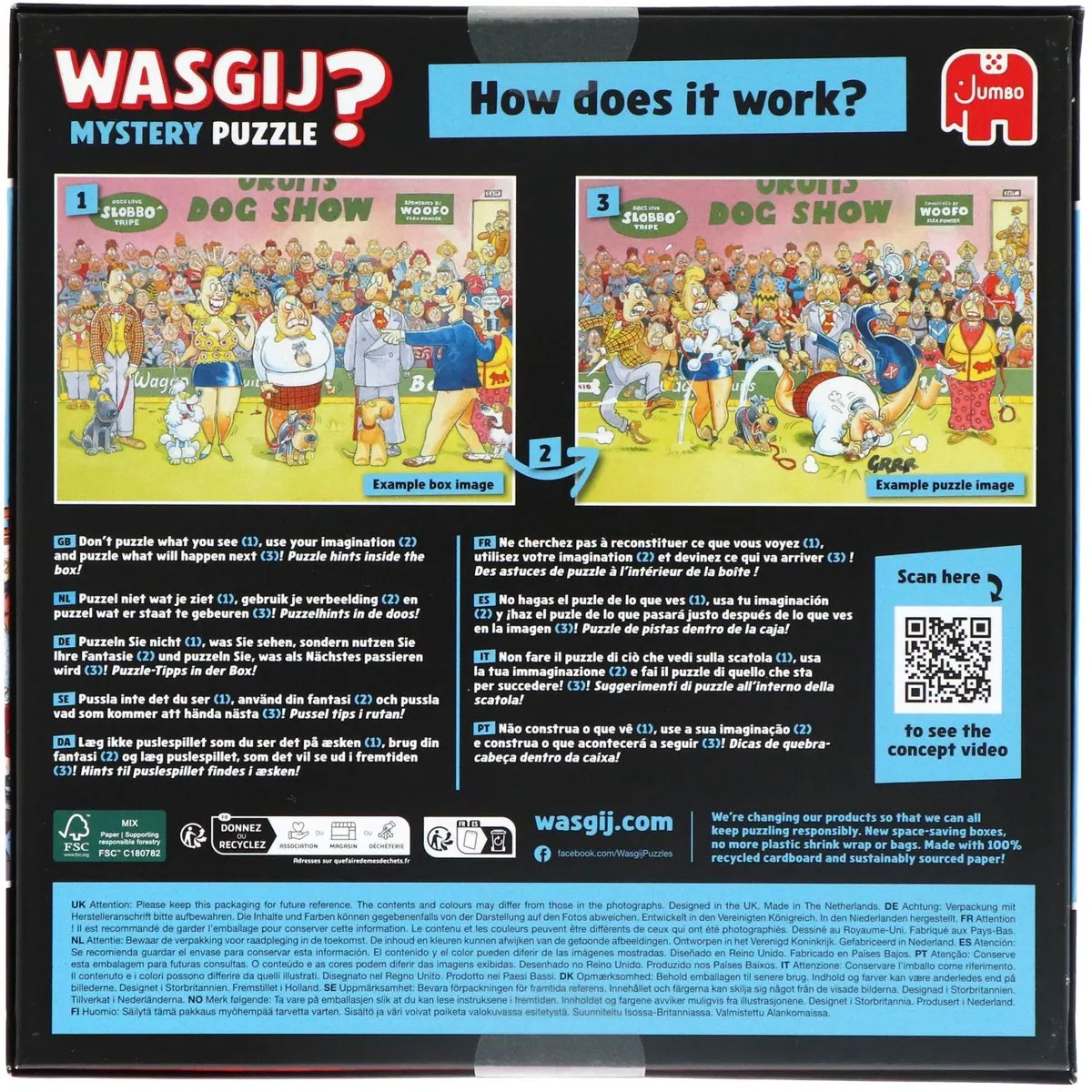 Wasgij Mystery 27 Vlam In De Pan! Legpuzzel - 1000 Stukjes - Meerkleurig