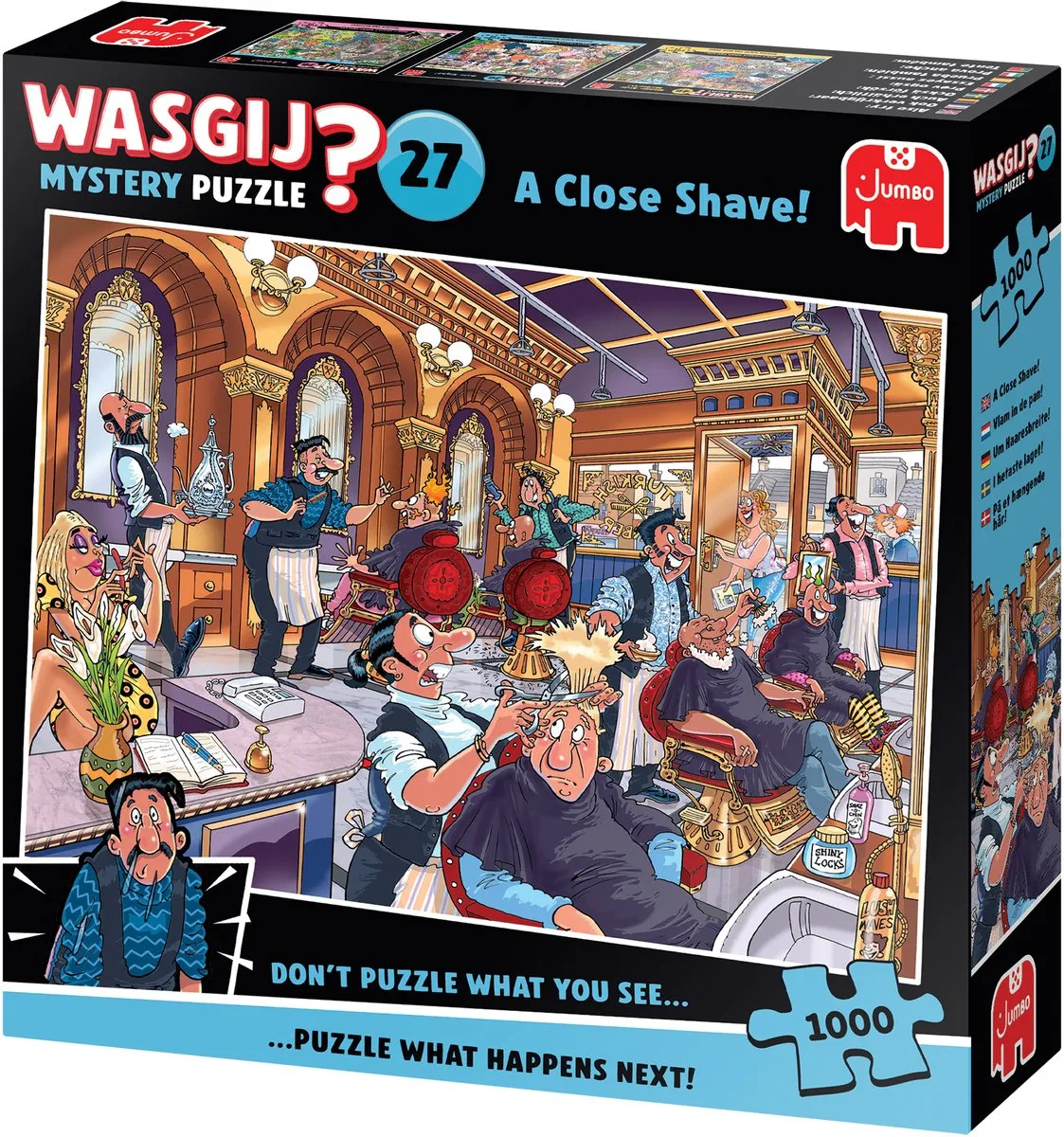 Wasgij Mystery 27 Vlam In De Pan! Legpuzzel - 1000 Stukjes - Meerkleurig