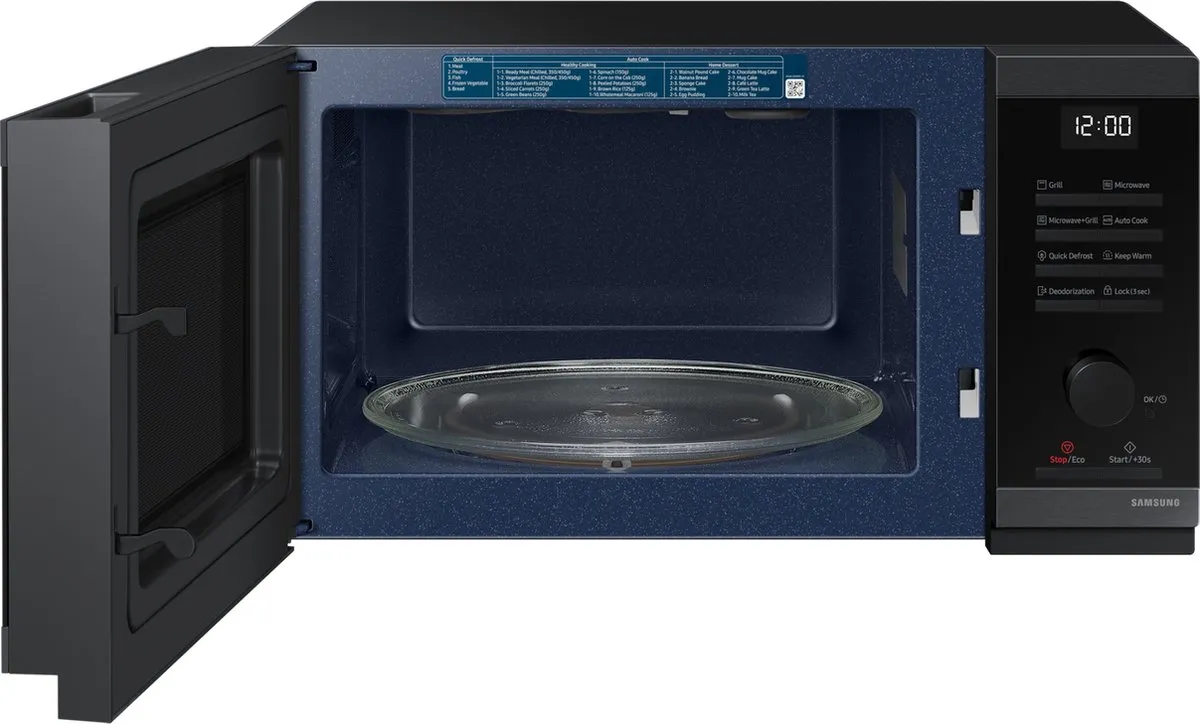 Samsung MG23DG4524AGE1 Magnetron 800W - 23L - Zwart - afbeelding 4 van 6