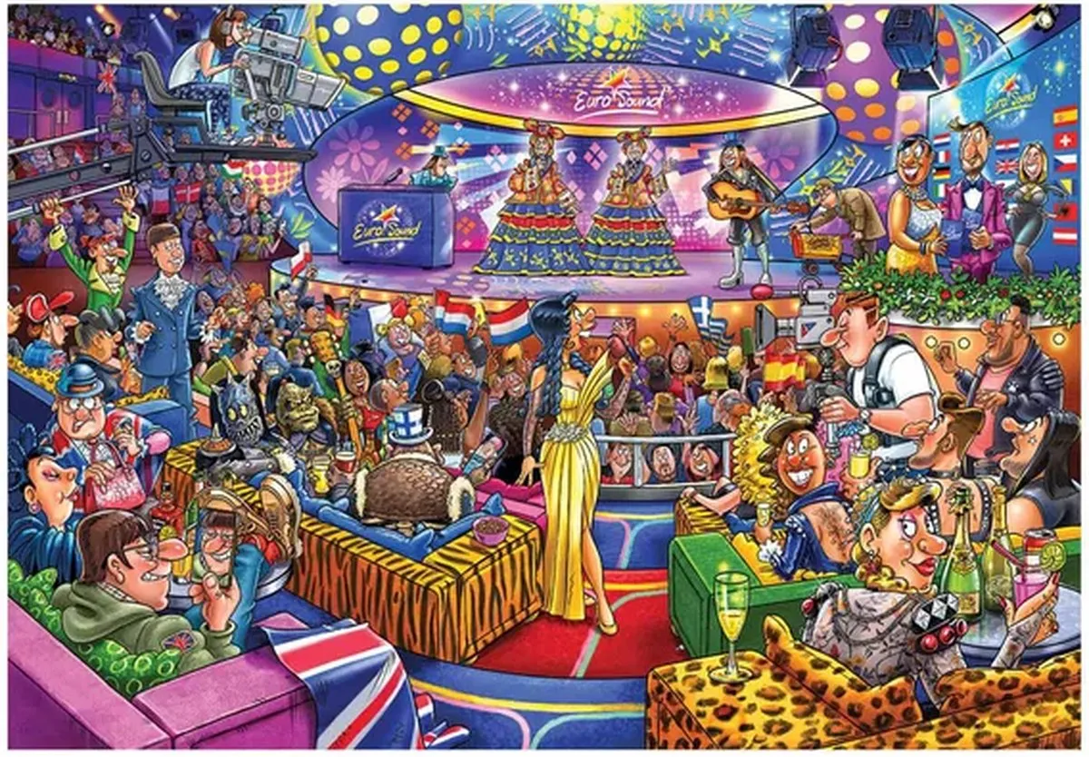 Wasgij Mystery 25 Eurosound Contest Legpuzzel 1000 Stuks - Meerkleurig