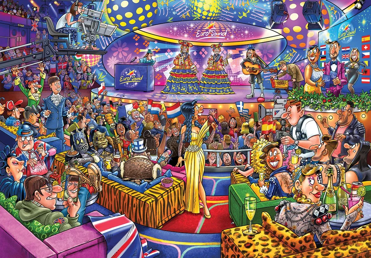 Wasgij Mystery 25 Eurosound Contest Legpuzzel 1000 Stuks - Meerkleurig
