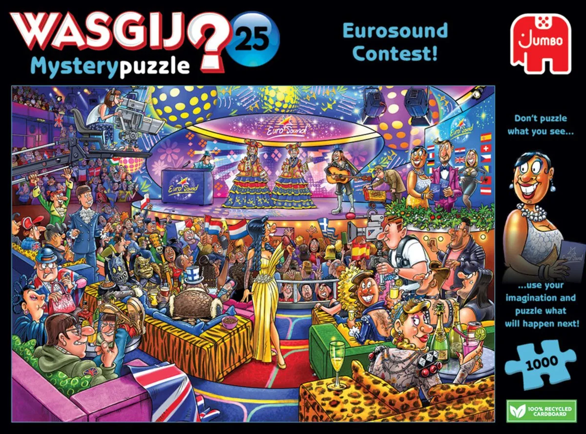 Wasgij Mystery 25 Eurosound Contest Legpuzzel 1000 Stuks - Meerkleurig