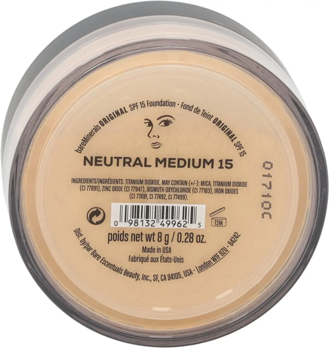 Bareminerals Original Foundation SPF 15 - Neutral Medium 8g