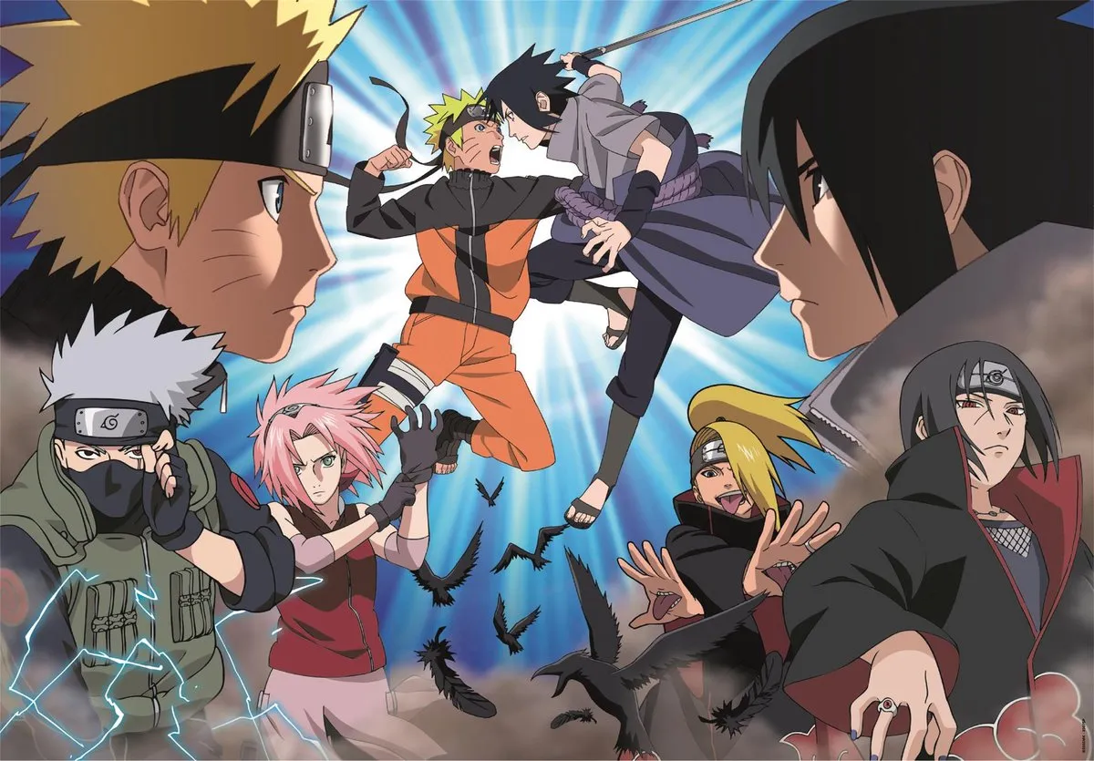 Clementoni Naruto Puzzle 500 Stuks - Multikleur