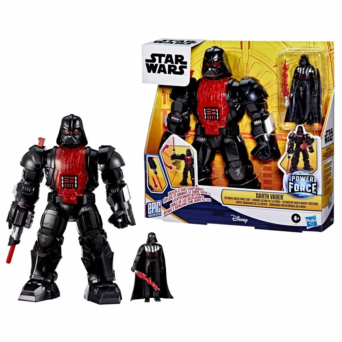 Hasbro Star Wars Darth Vader Ultimate Force Armor 11" - Zwart