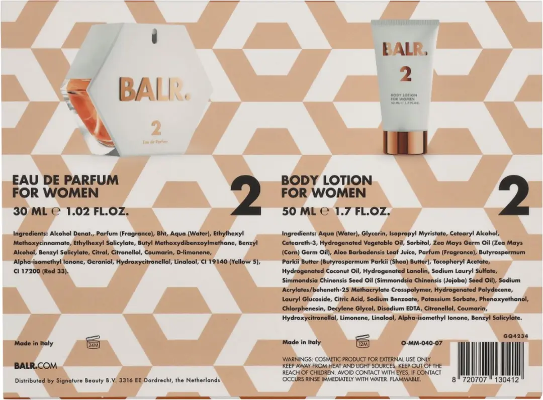 BALR. 2 For Women Giftset - Parfum & Bodylotion 80ml