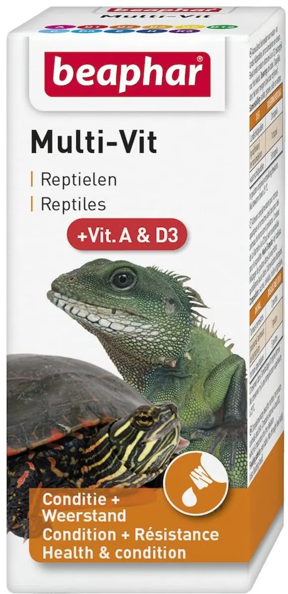 Beaphar Multi-Vit Reptielen Vitaminepreparaat 20ml