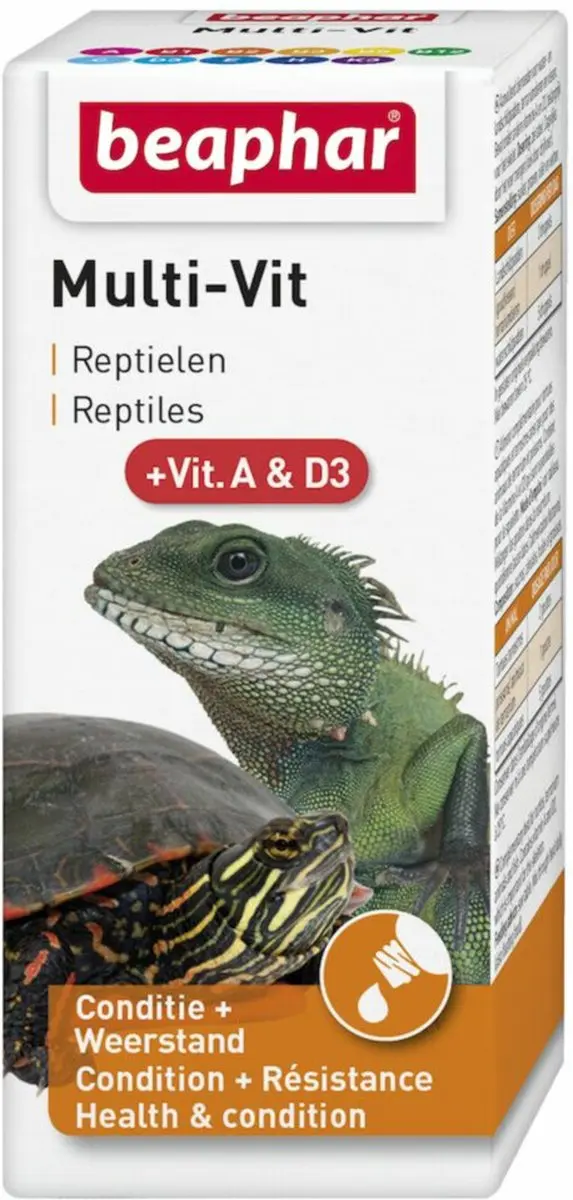 Beaphar Multi-Vit Reptielen Vitaminepreparaat 20ml