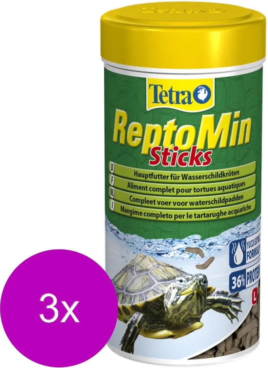 Tetra Fauna Reptomin Sticks - 750ml (3x250ml)